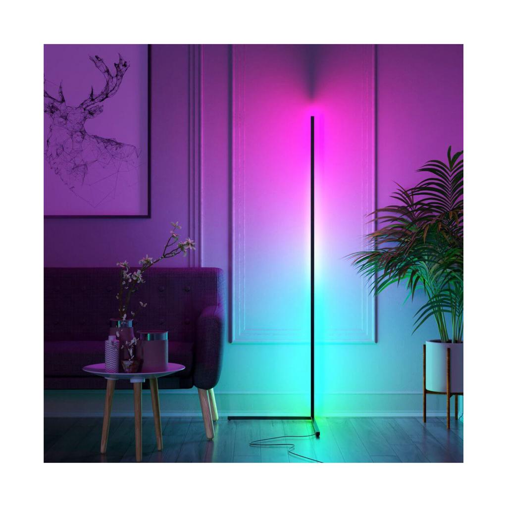 Luminária de Piso RGB Inteligente – Decoração Gamer
