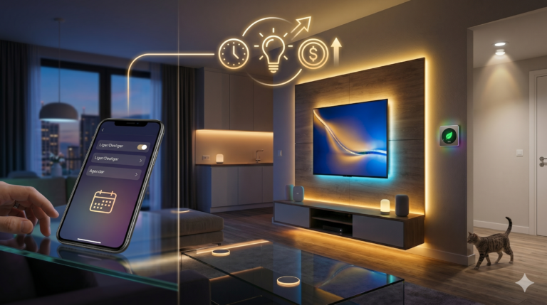 3 Formas de Usar a Iluminação Inteligente para Reduzir a Conta de Luz